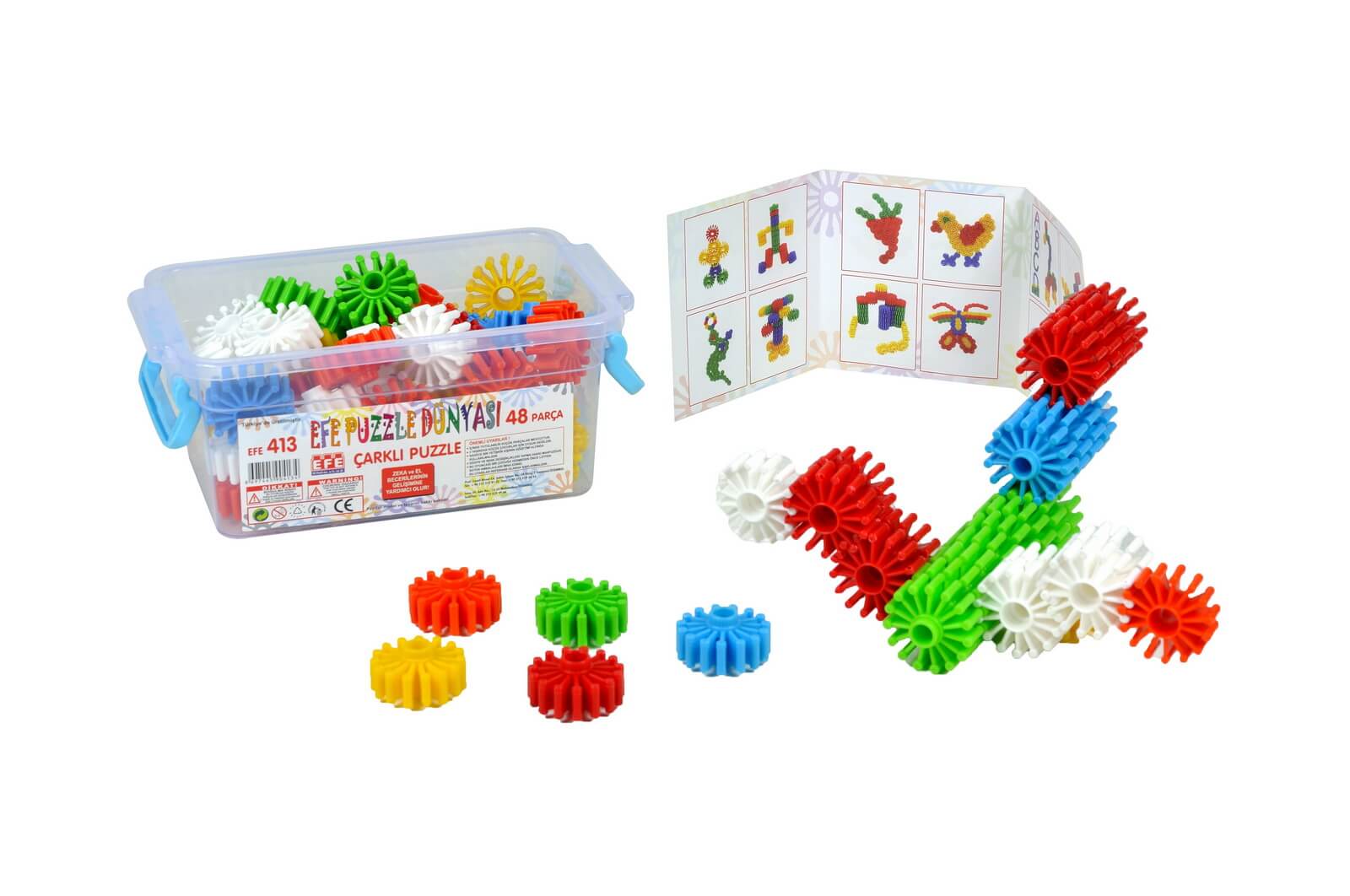 48 Pcs Circle Puzzle 413